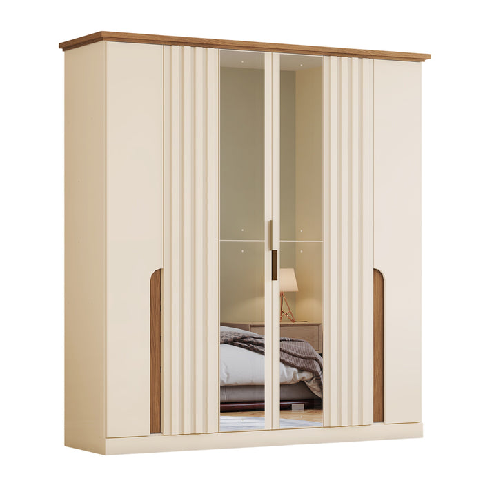 Ropero Toby Off White, Natural
