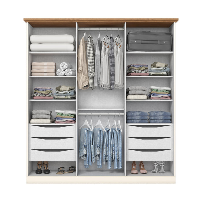 Ropero Toby Off White, Natural