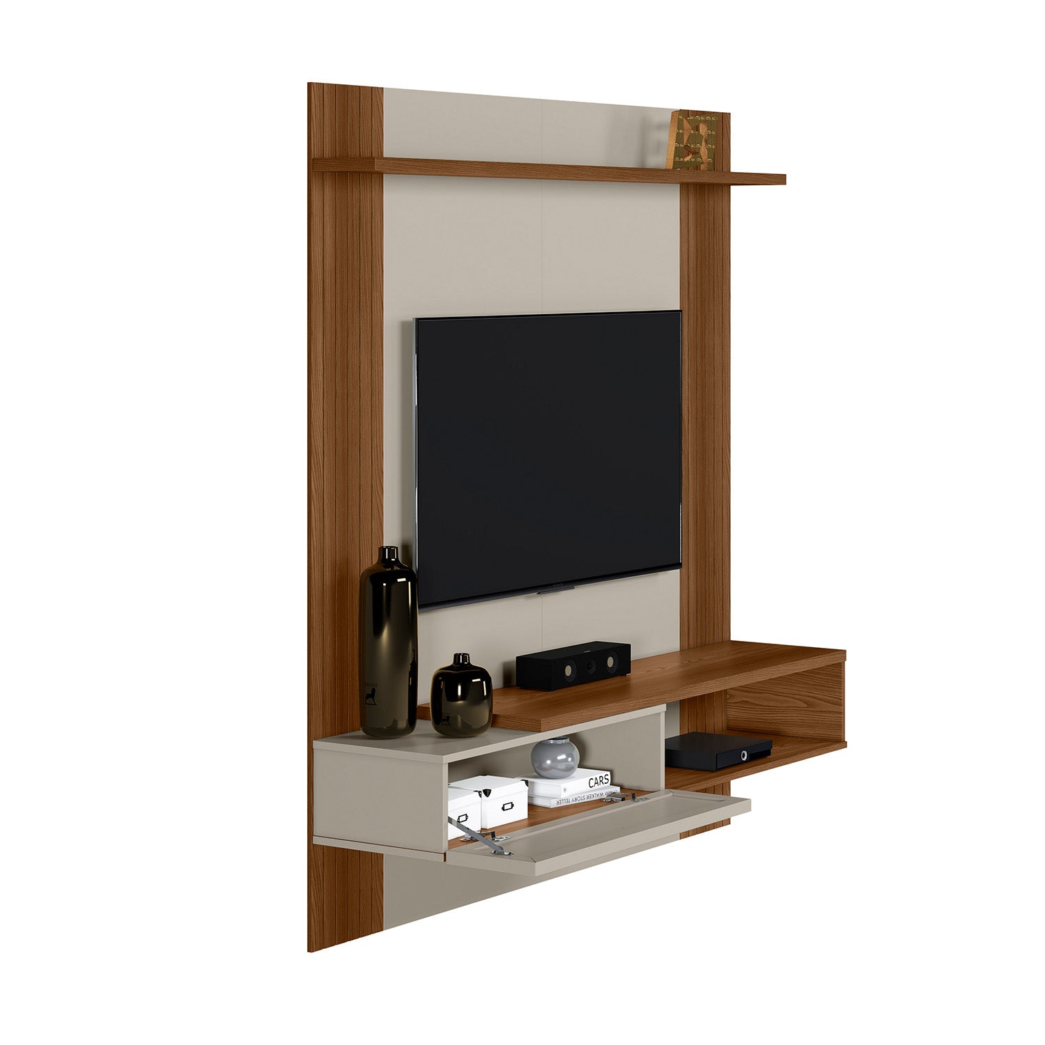 Panel de Tv Almeira Natural, Off White