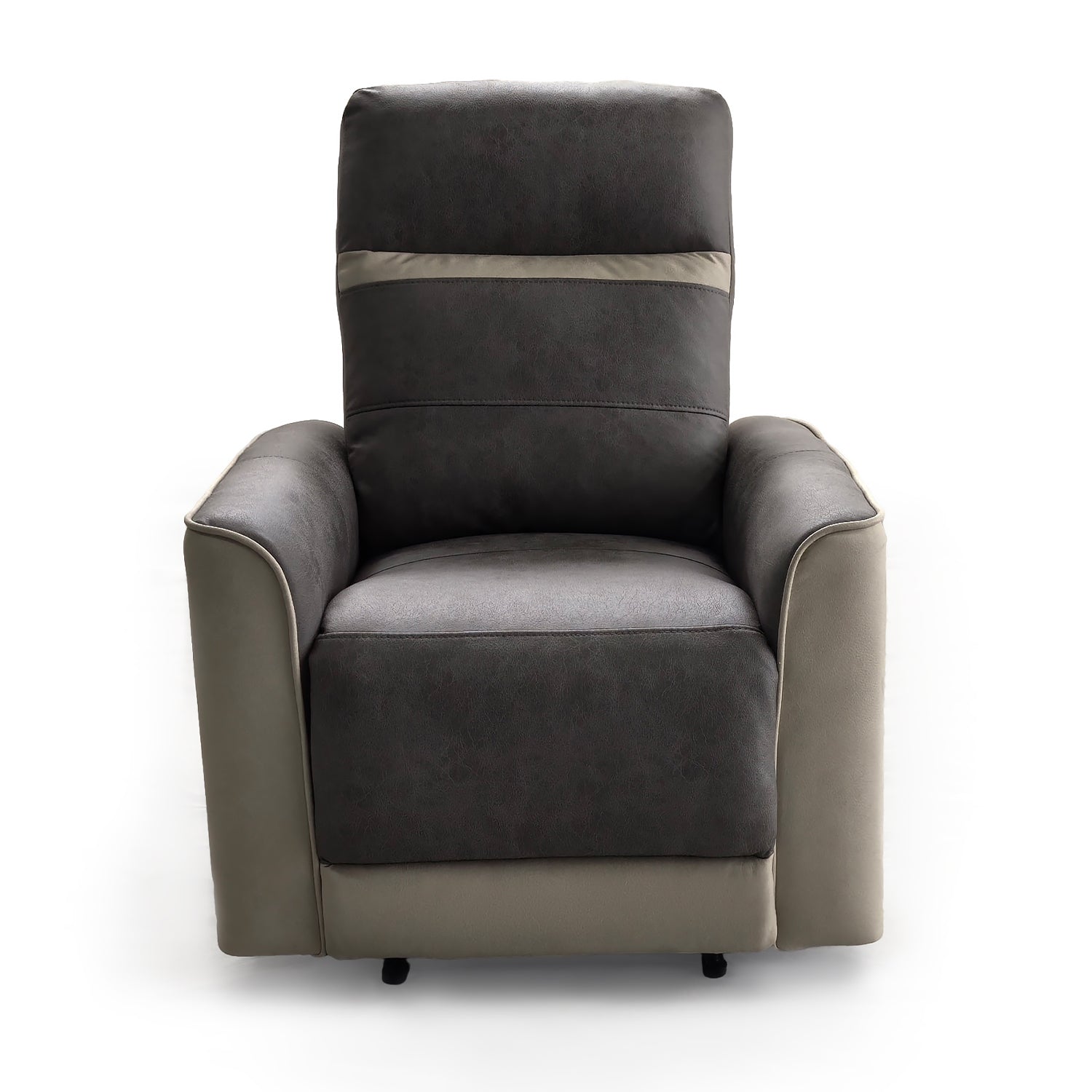 Sillón Reclinable Orly Eurocuero Gris