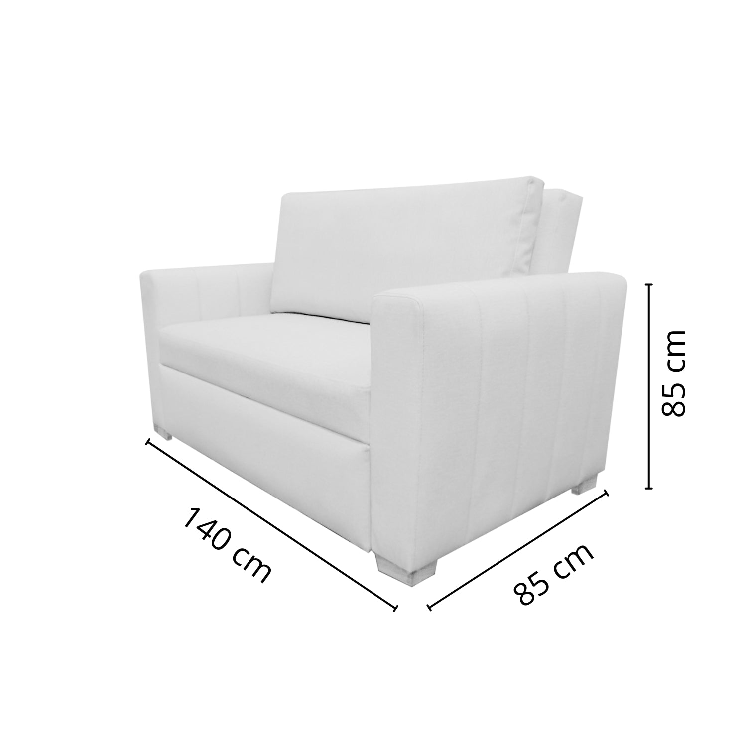 Sofá Cama Amatista Eurolino Marbella Marfil