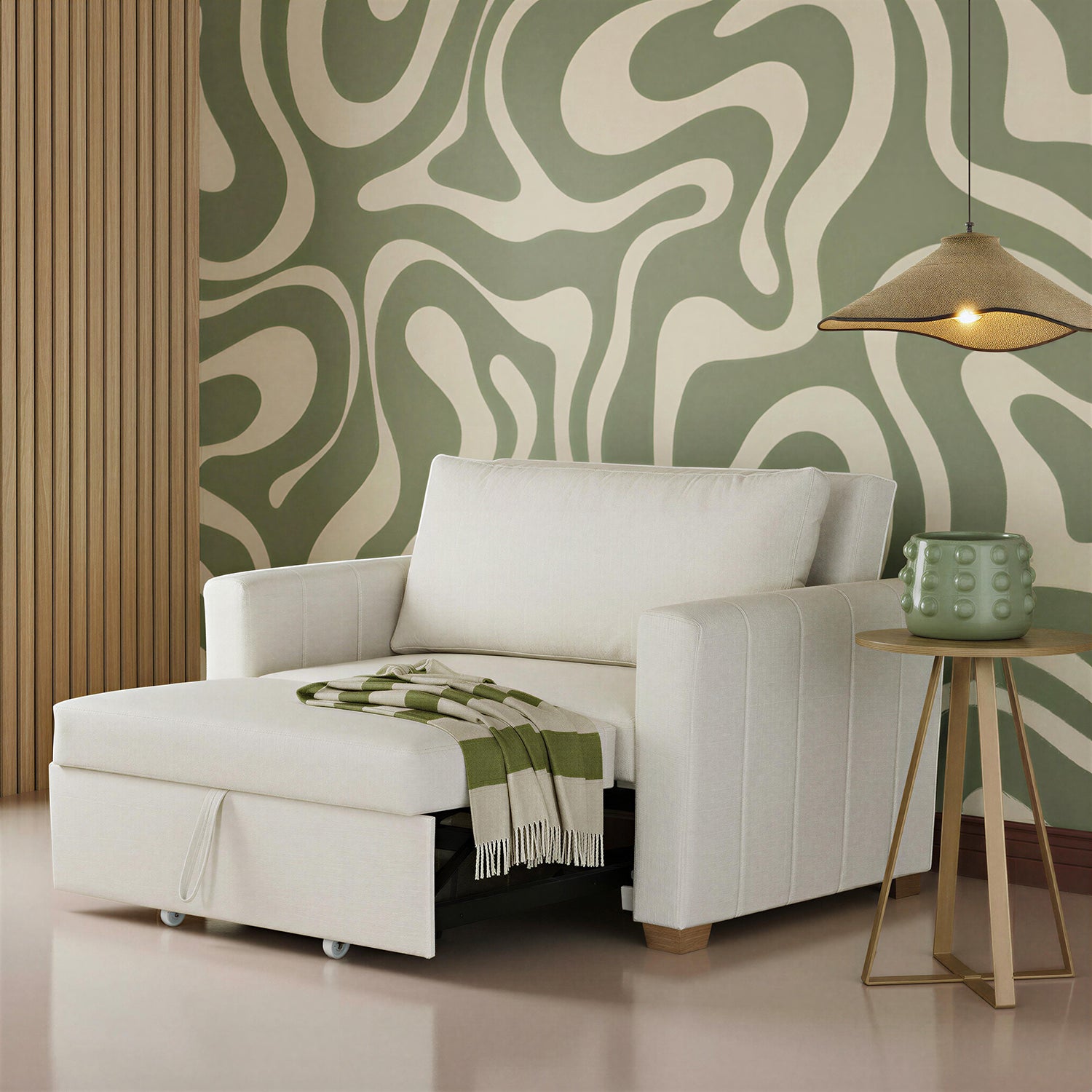 Sofá Cama Amatista Eurolino Marbella Marfil