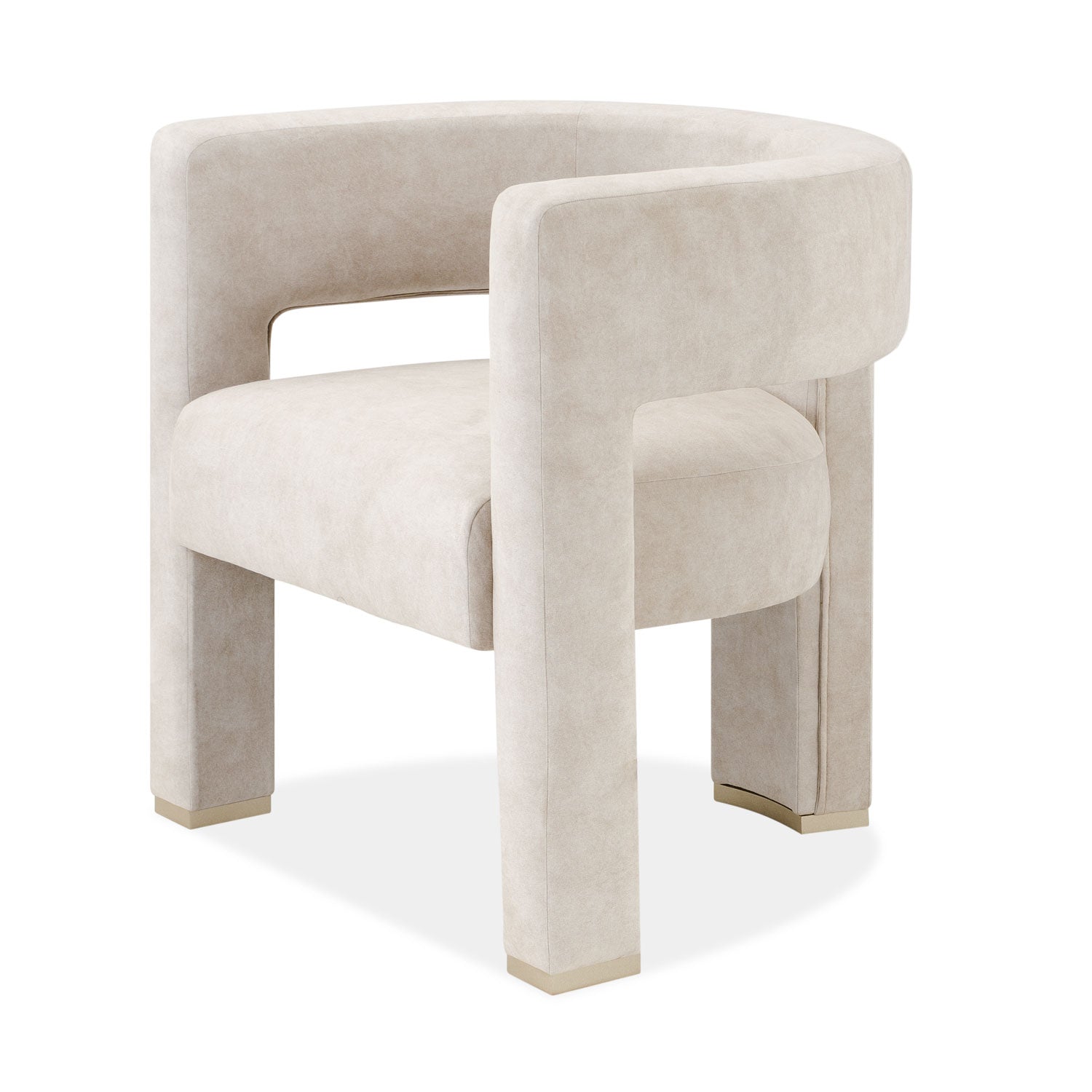 Butaca Sevilla Velvet Zarem Ivory, Champaña