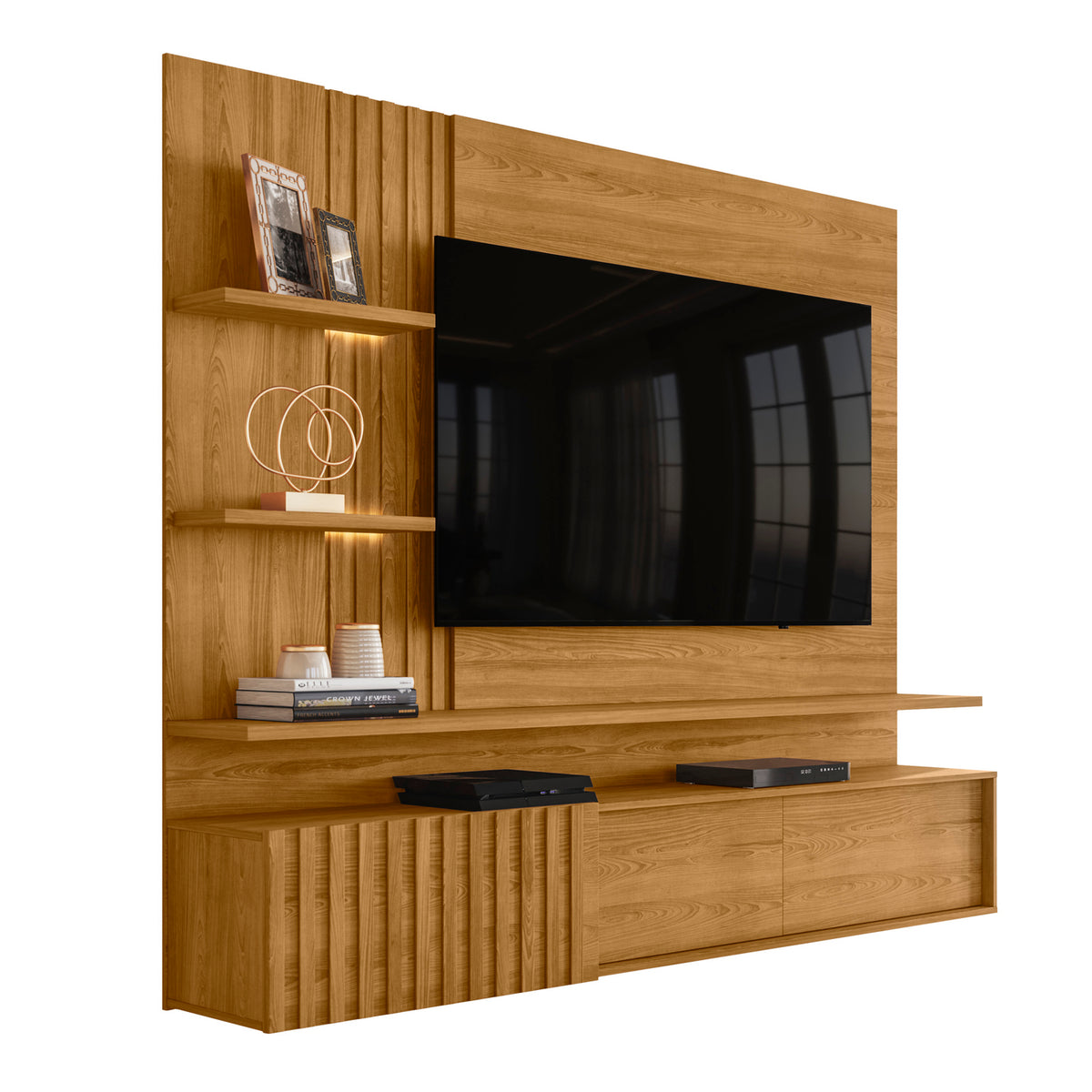 Panel Tv Bruno  Natural