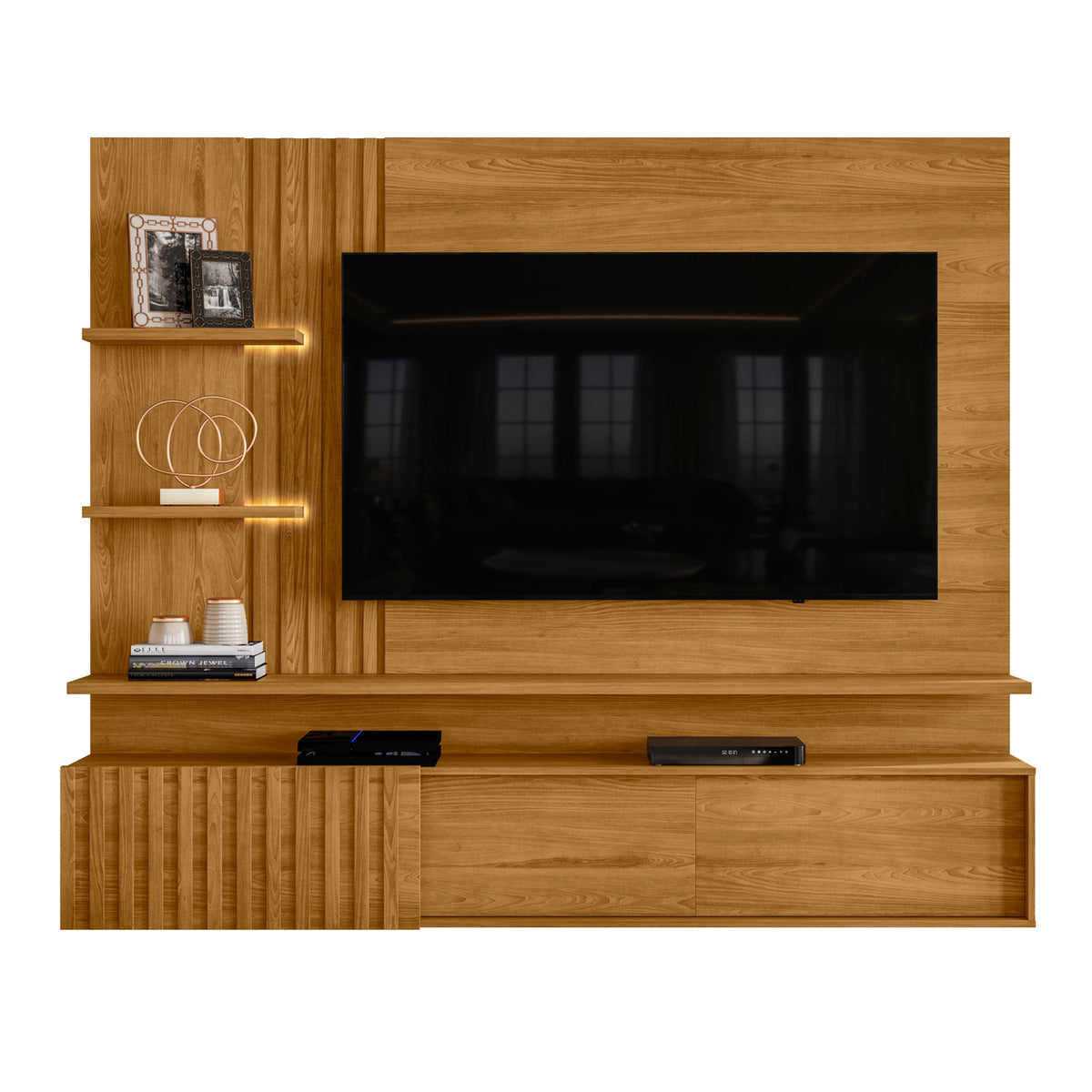 Panel Tv Bruno  Natural