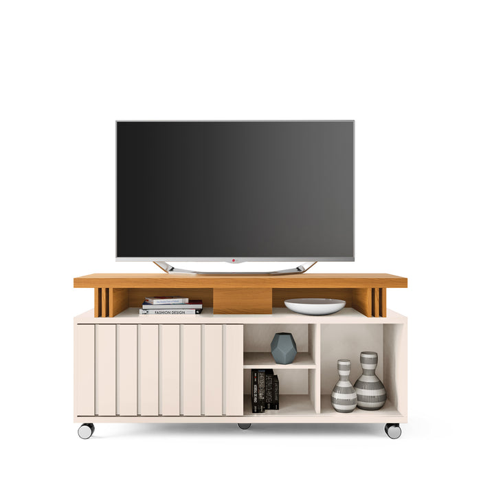Mesa de Tv Vigo Natural, Off White