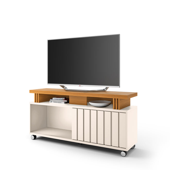 Mesa de Tv Vigo Natural, Off White