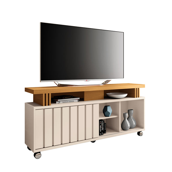 Mesa de Tv Vigo Natural, Off White