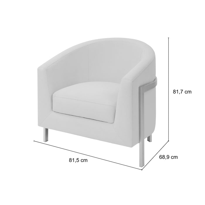 Butaca Berlin Velvet Luxury Navy, Champaña