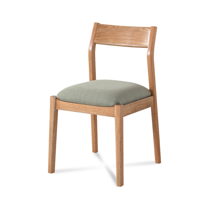Comedor 4 Puestos Dalton Lino Verona Verde, Natural
