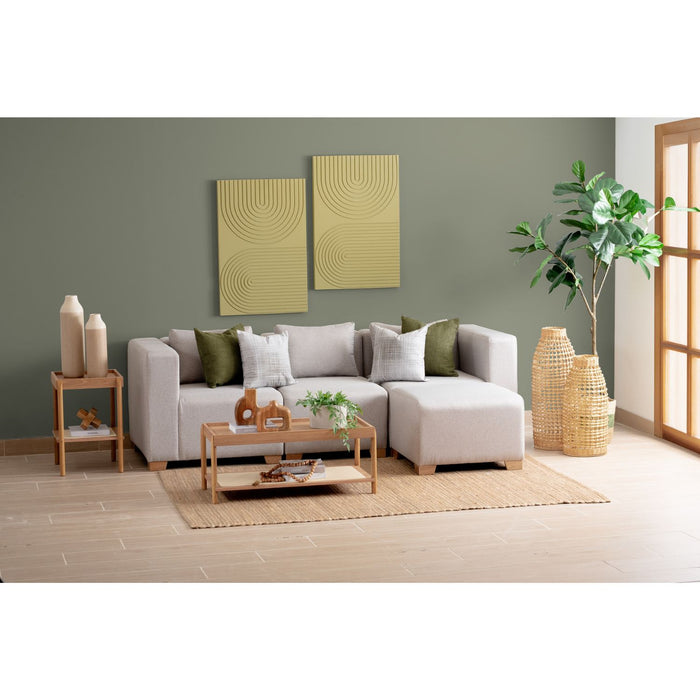 Sala Funcional Fred Icono Taupe, Natural