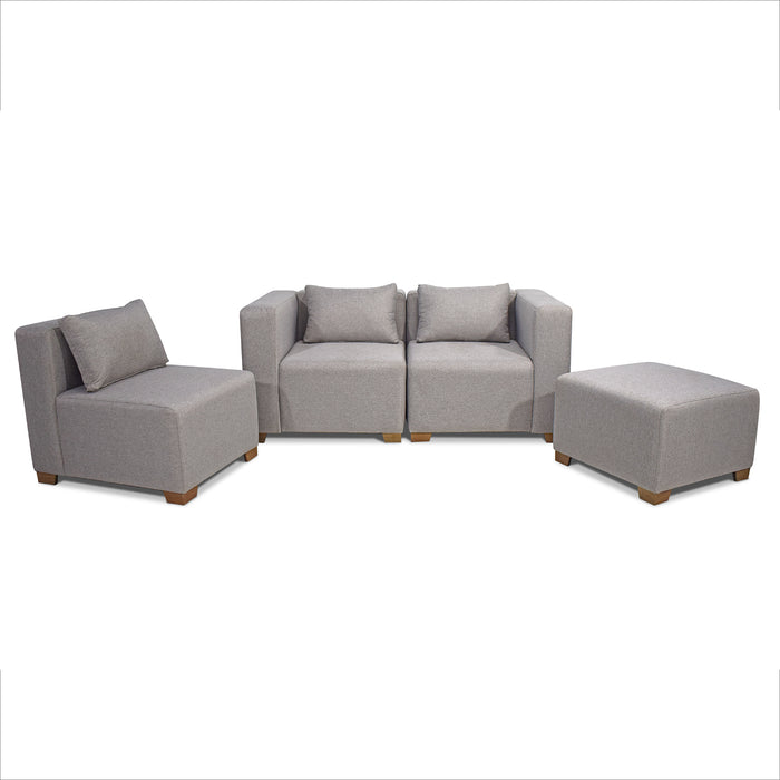 Sala Funcional Fred Icono Taupe, Natural