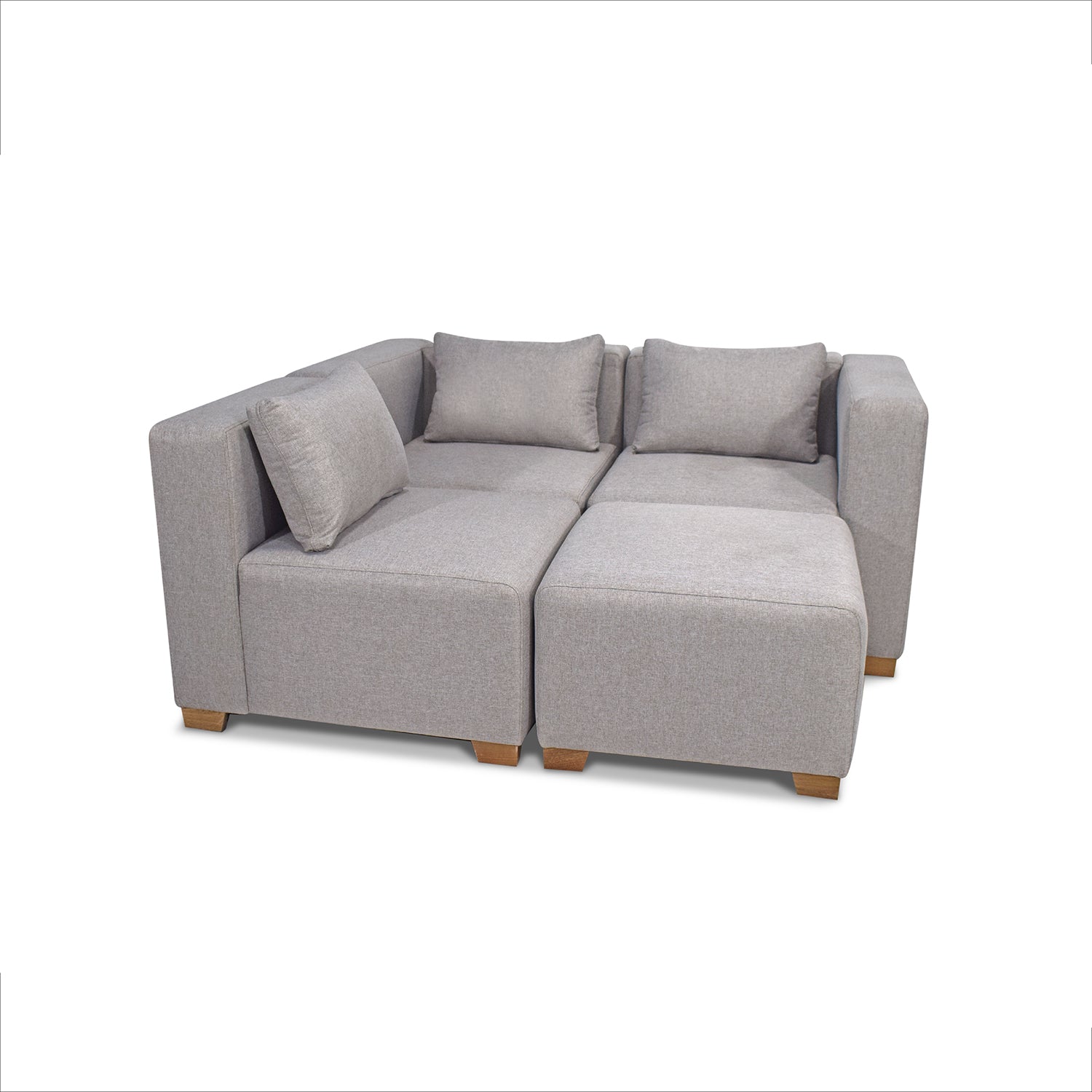 Sala Funcional Fred Icono Taupe, Natural