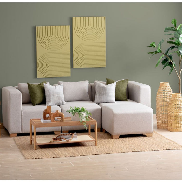 Sala Funcional Fred Icono Taupe, Natural