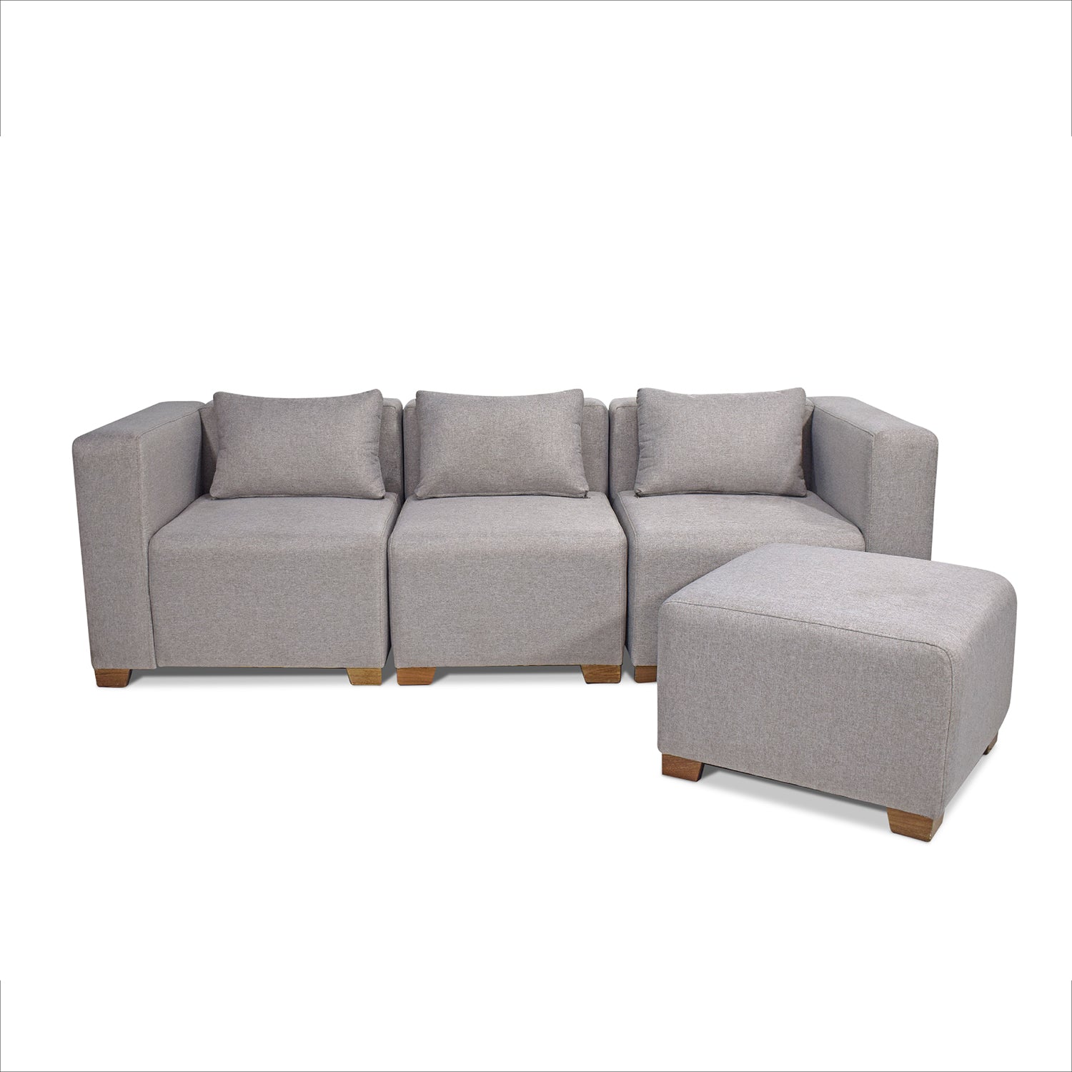 Sala Funcional Fred Icono Taupe, Natural
