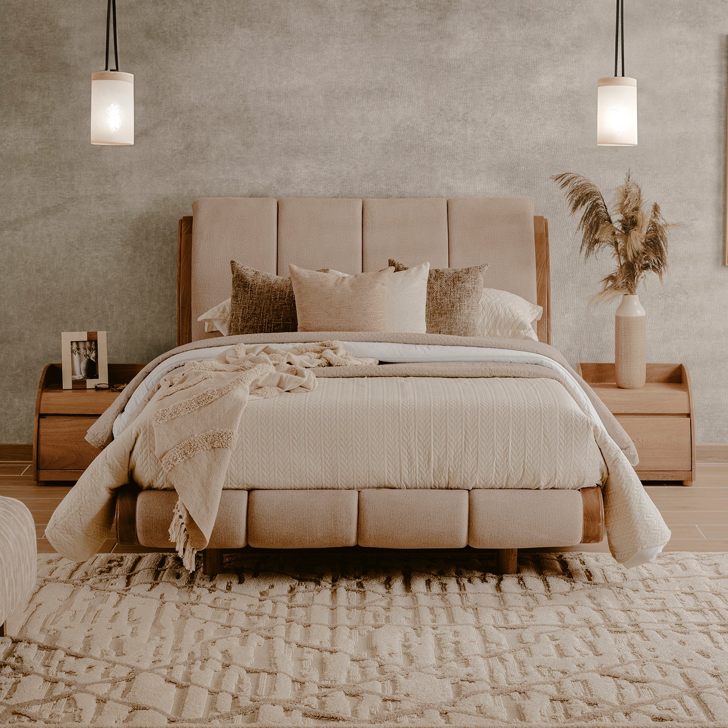 Cama King Estambul Beige Natural