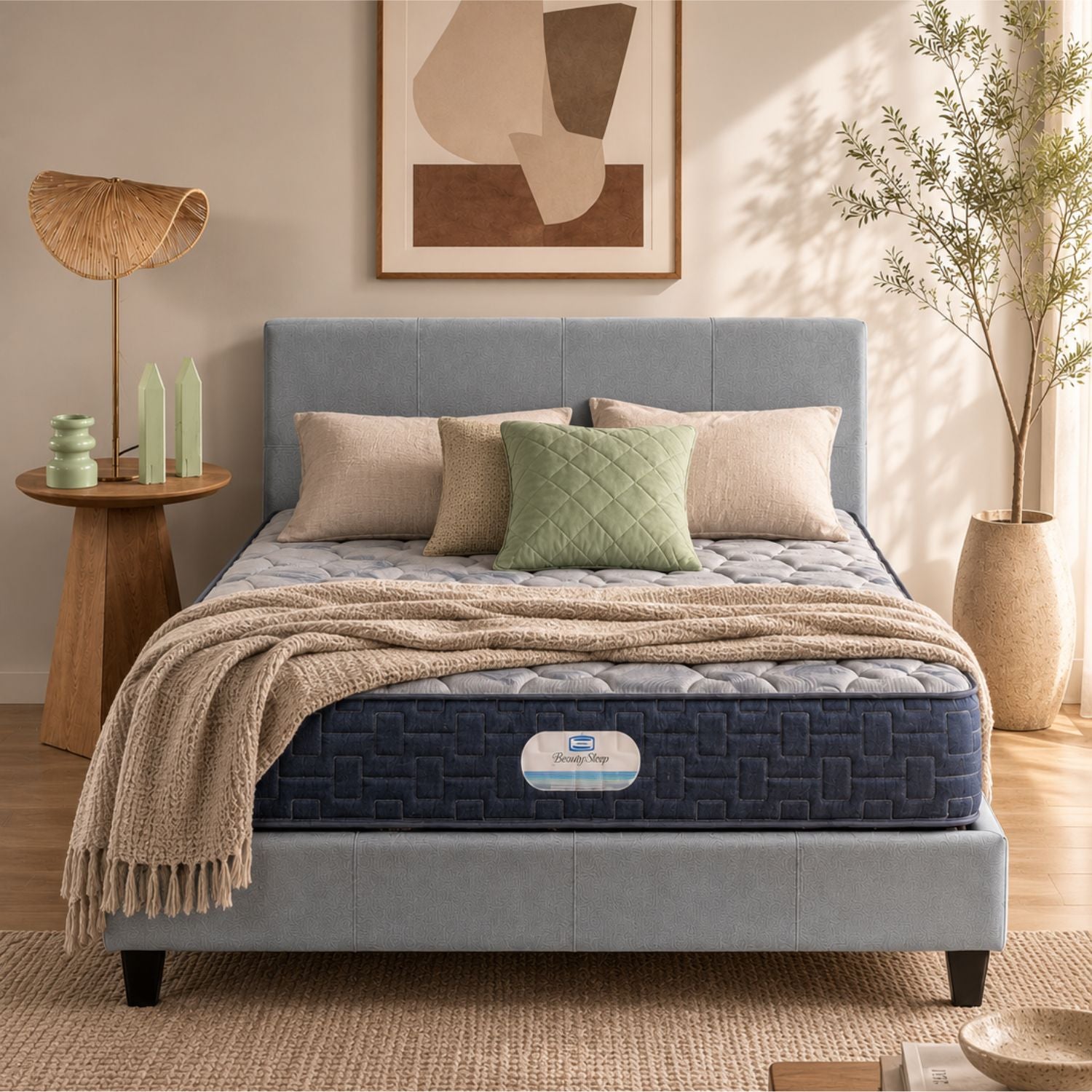 Cama Full Zurich Azul