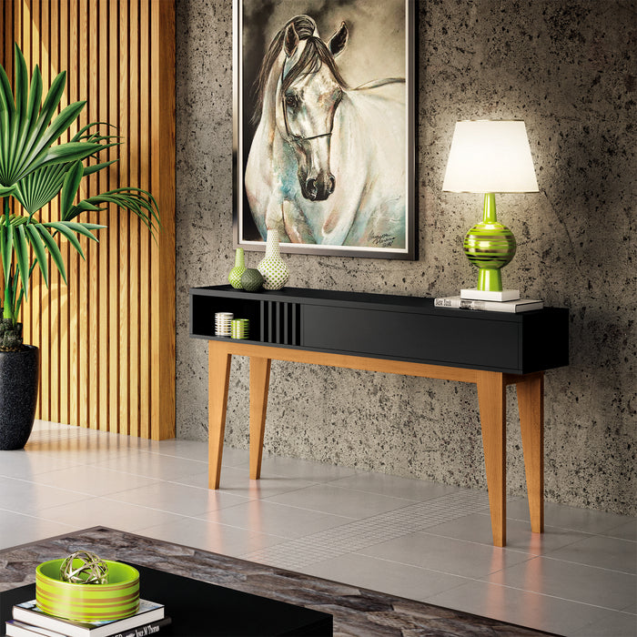 Consola Bliss Natural, Negro