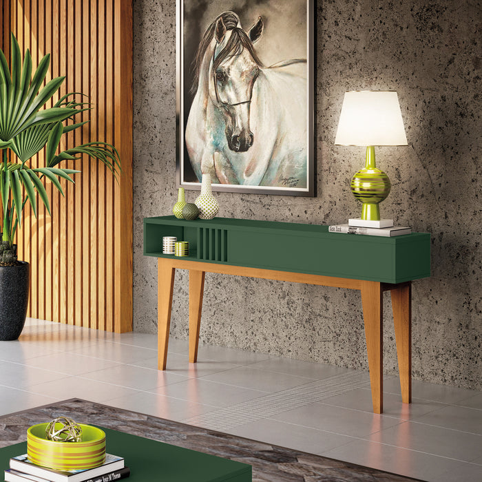 Consola Bliss Natural, Verde