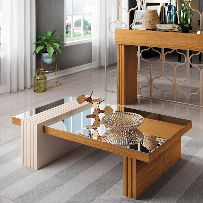 Mesa de Centro Luna Natural, Off White