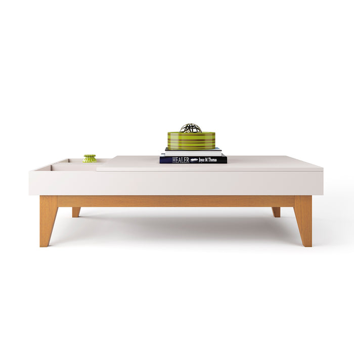 Mesa de Centro Vitta Natural Oscuro, Off White