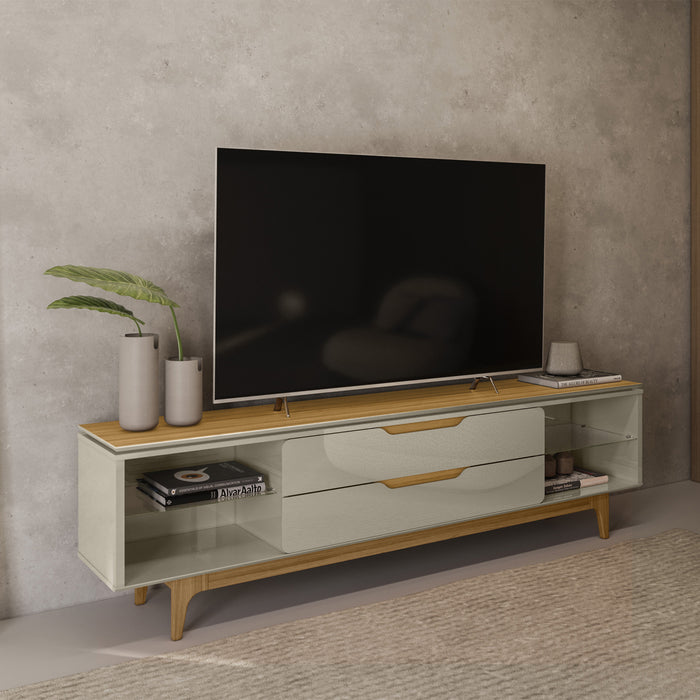 Mesa de Tv Lila Natural, Off White