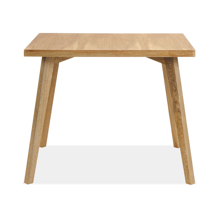 Comedor 4 Puestos Cannes Microfibra Camel, Natural