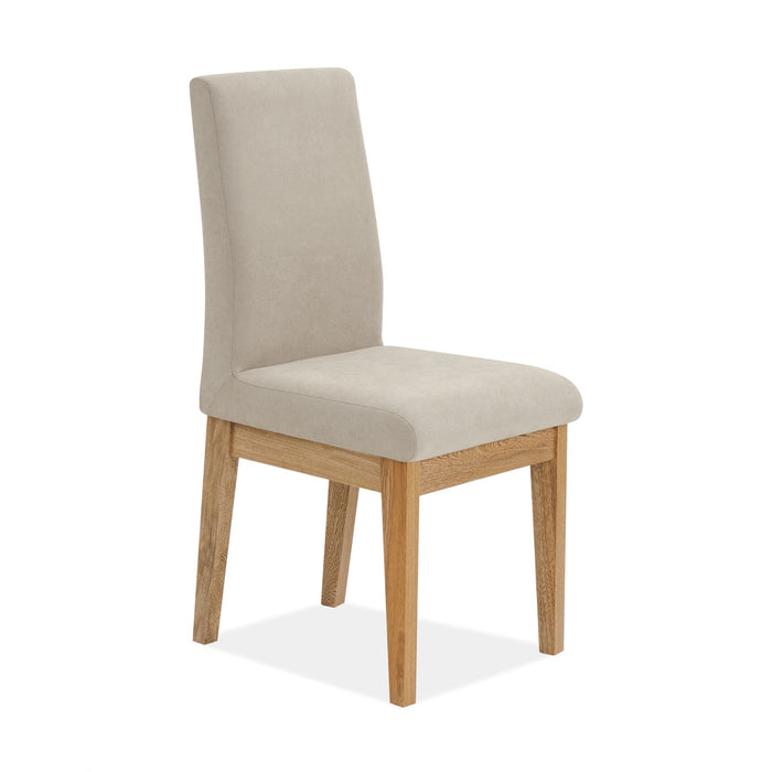 Comedor 6 Puestos Cannes Microfibra Camel, Natural