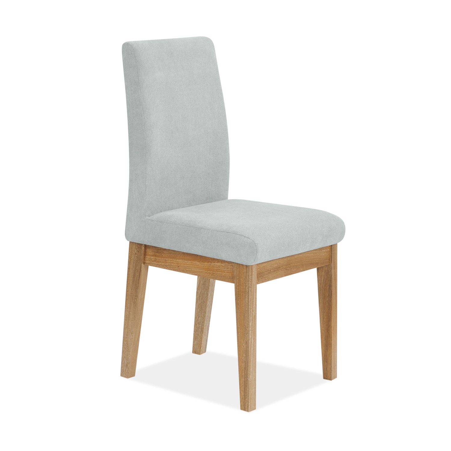 Comedor 4 Puestos Cannes Microfibra Nakano Gris Plata, Natural