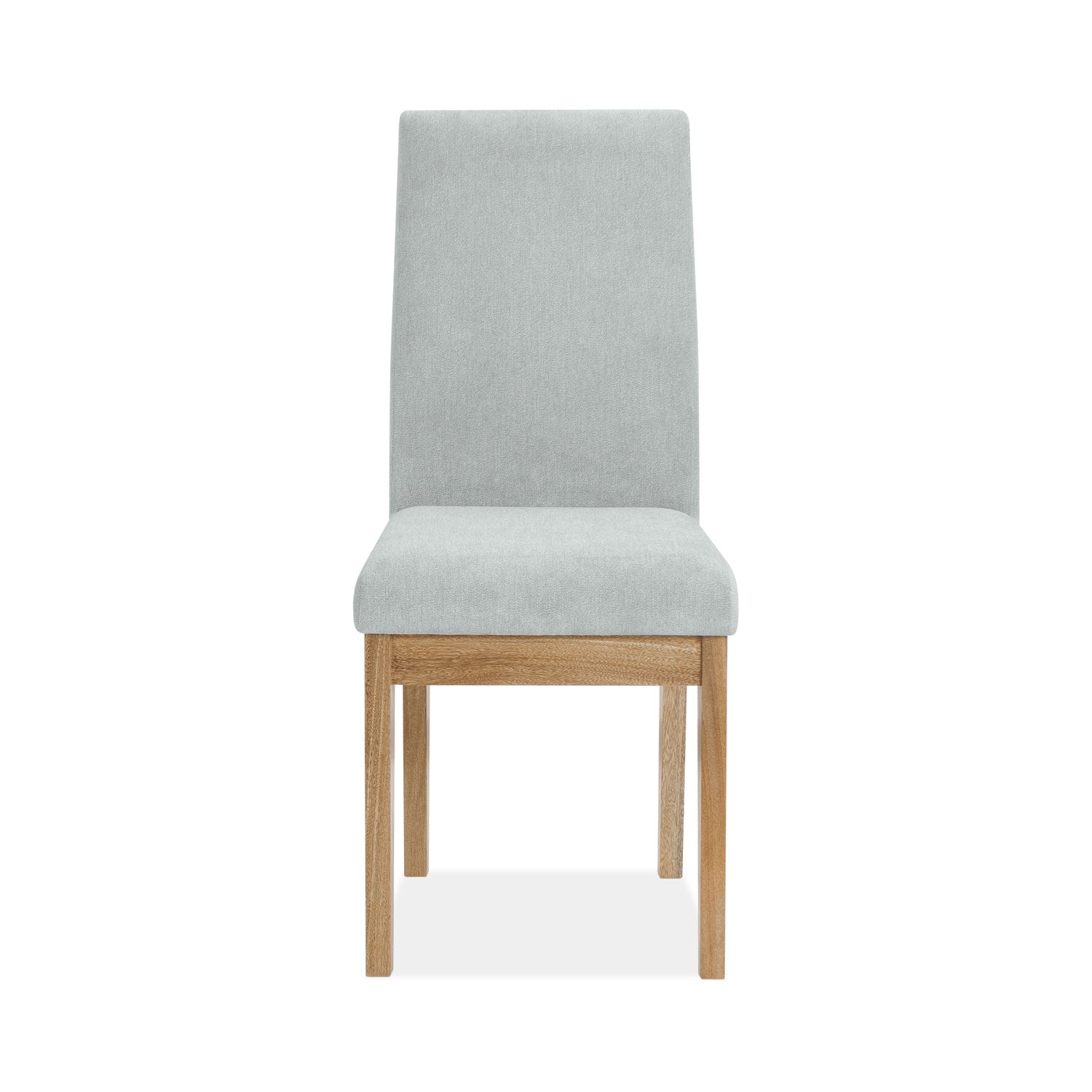 Comedor 4 Puestos Cannes Microfibra Nakano Gris Plata, Natural
