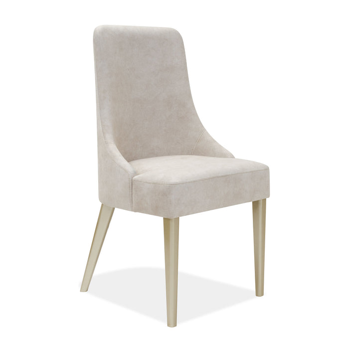 Comedor 6 Puestos Sevilla Velvet Zarem Ivory, Champaña