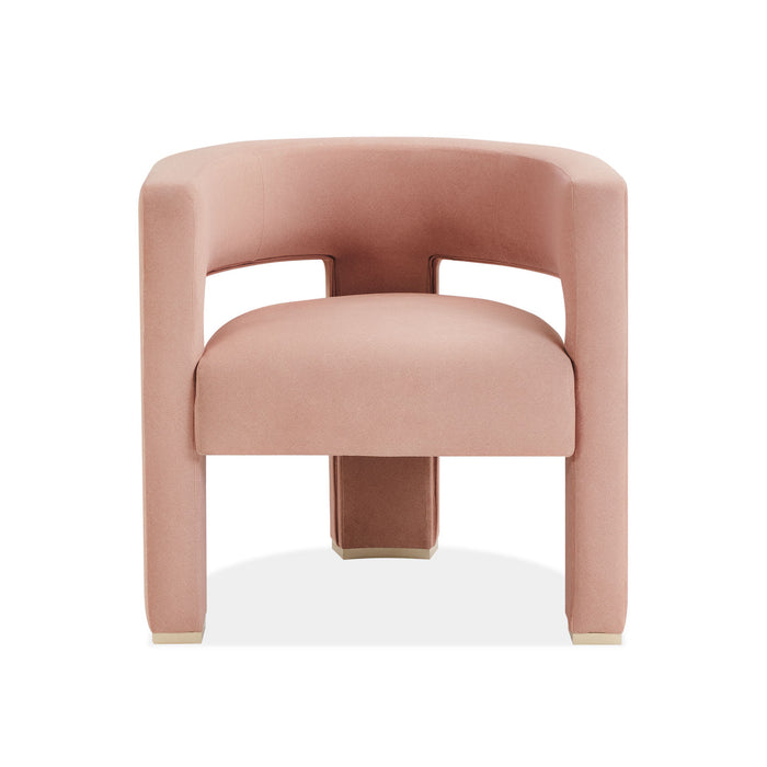 Butaca Sevilla Velvet Galicia Rosa, Champaña