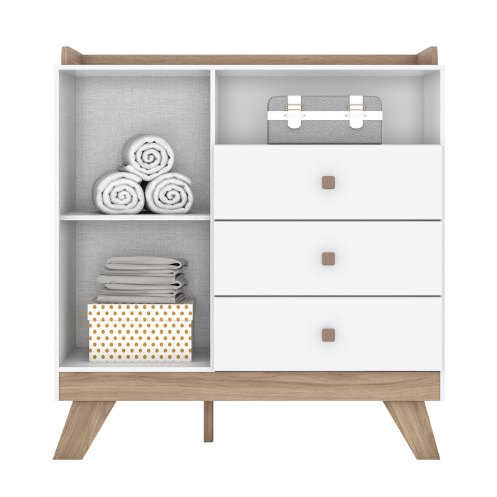 Comoda Buxy Blanco, Natural