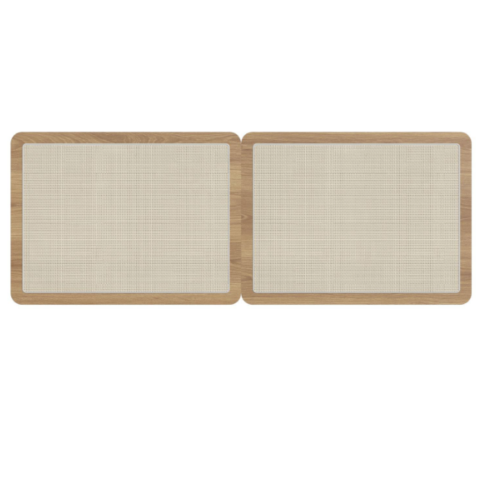 Cabecera Queen Harrison Natural, Off White