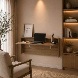 Escritorio De Pared Nabia Natural