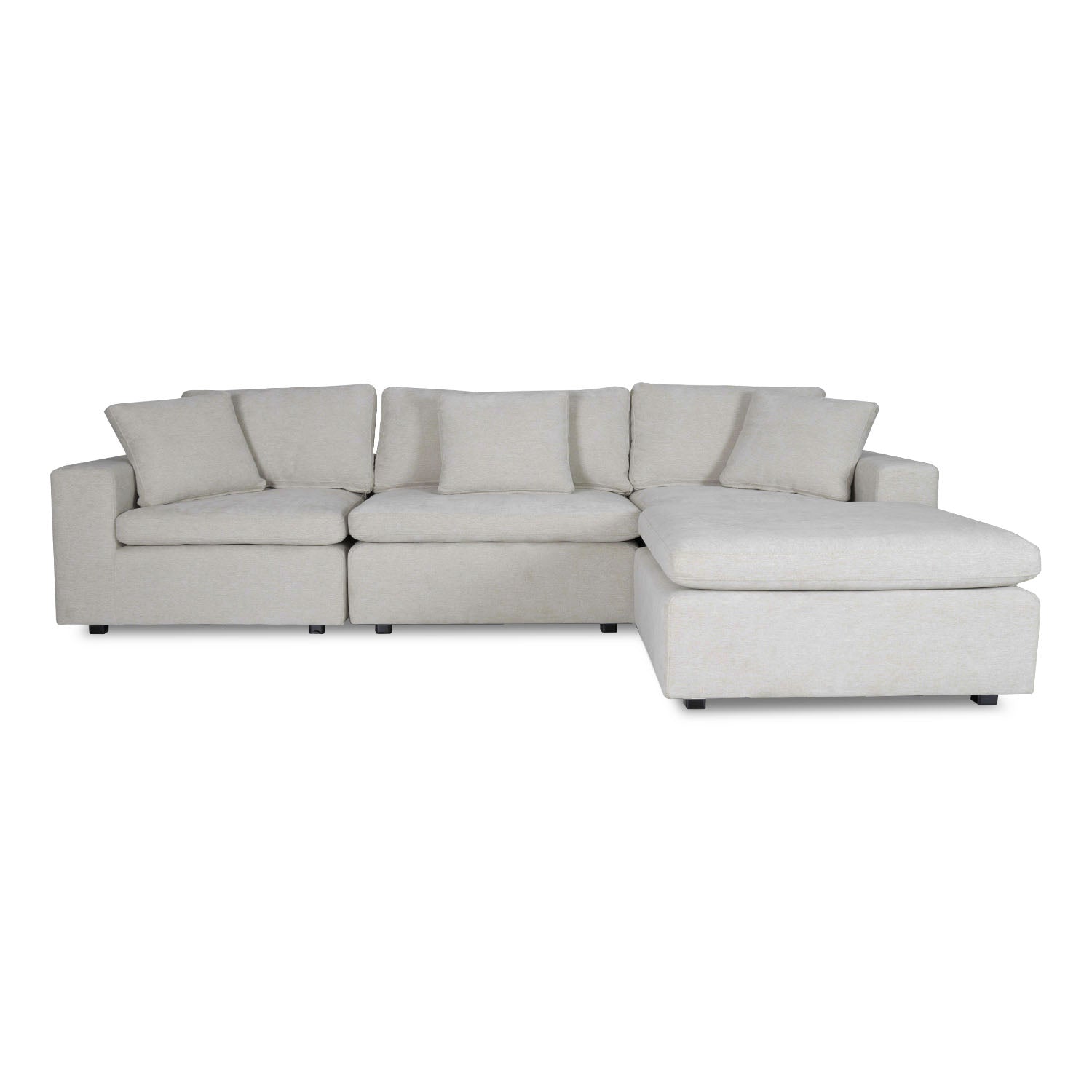 Sala Rinconera Creta Velvet Impetu Beige Premium