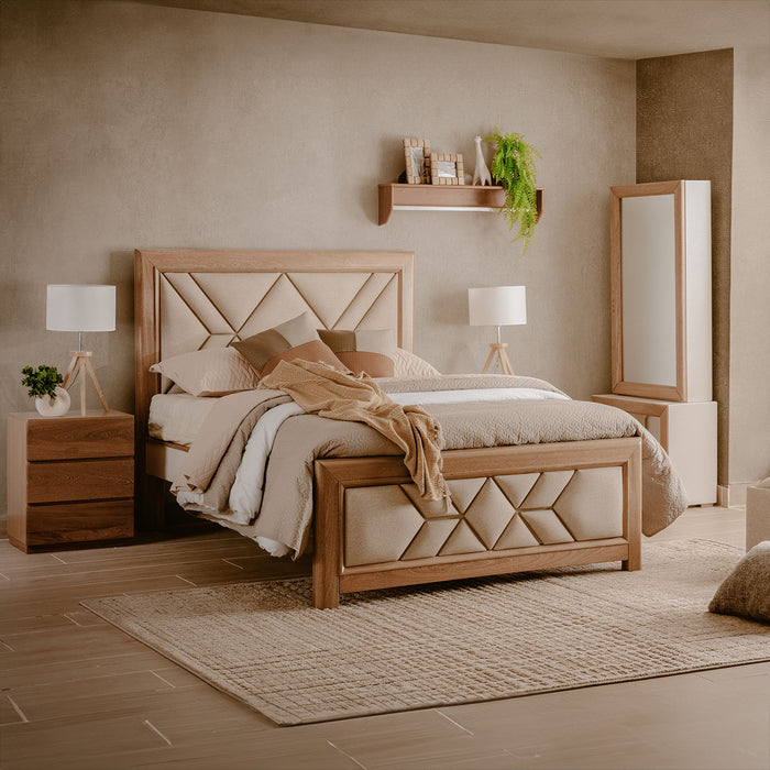 Recámara King Marriot Beige, Natural