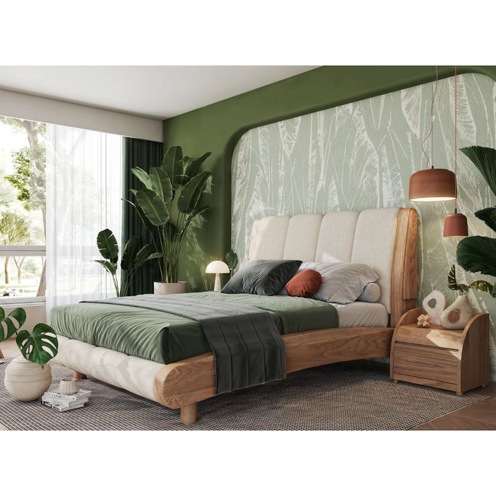 Cama Queen Estambul Beige, Natural