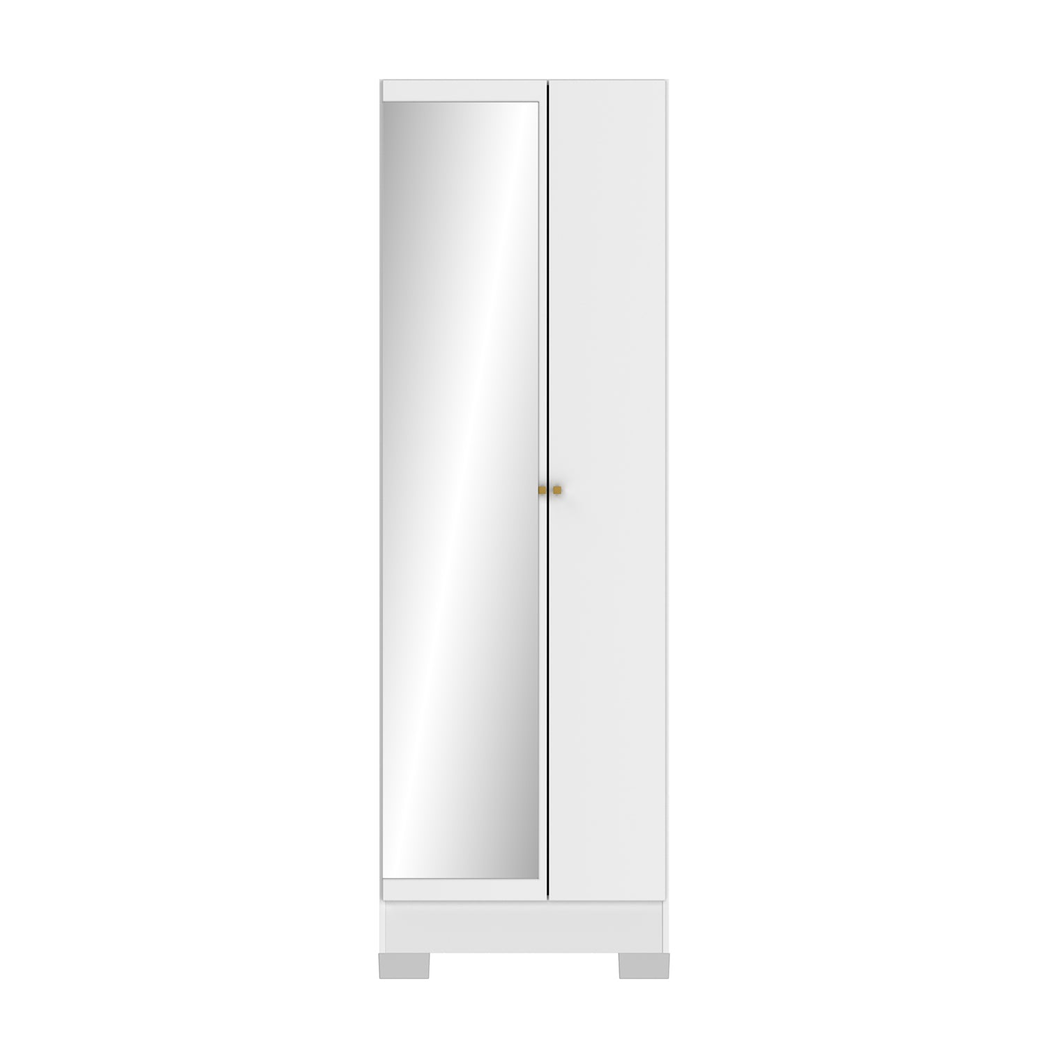 Mueble Almacen Espejo Aron  Blanco