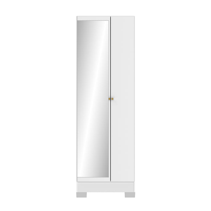 Mueble Almacen Espejo Aron  Blanco