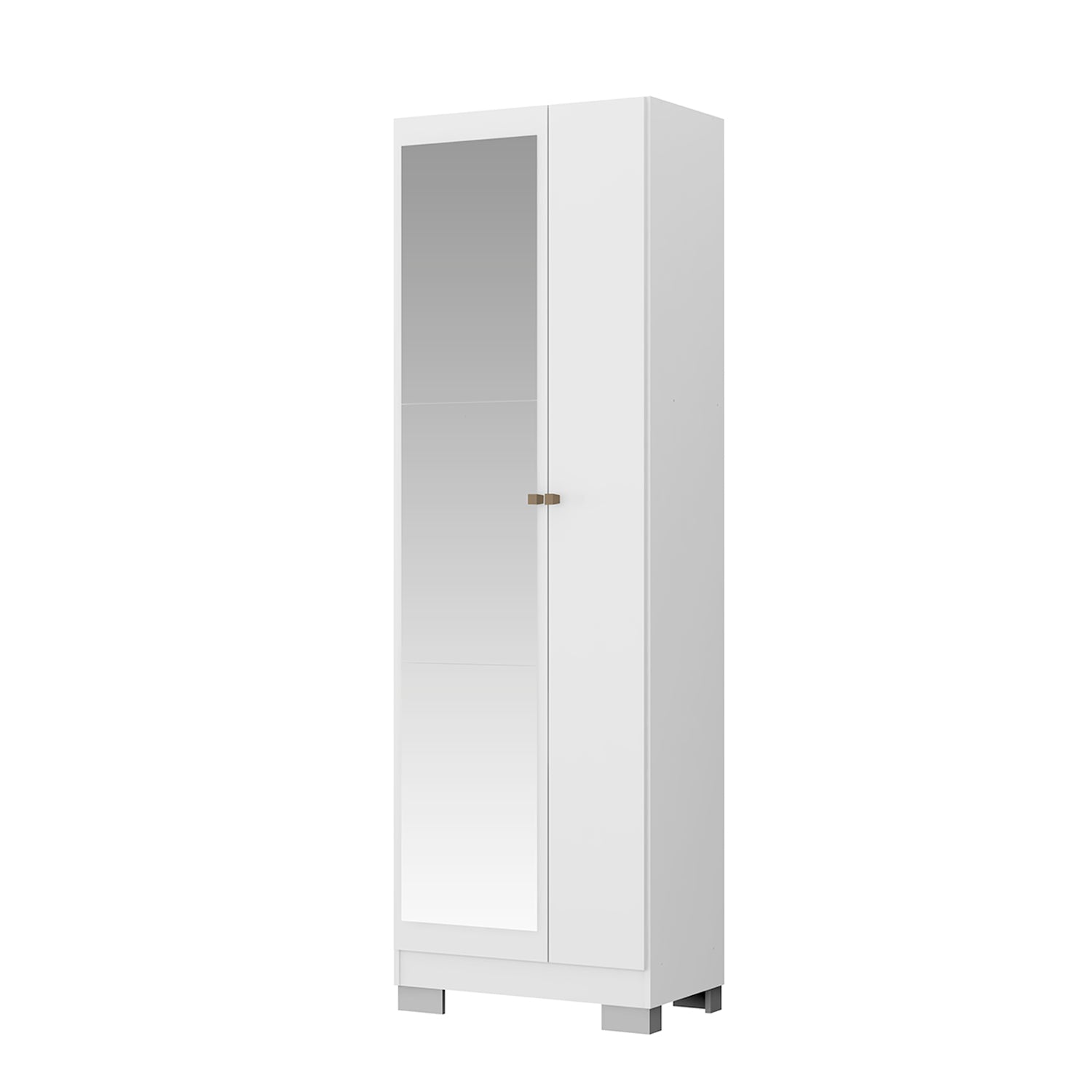 Mueble Almacen Espejo Aron  Blanco