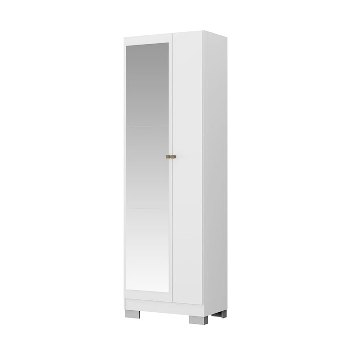 Mueble Almacen Espejo Aron  Blanco