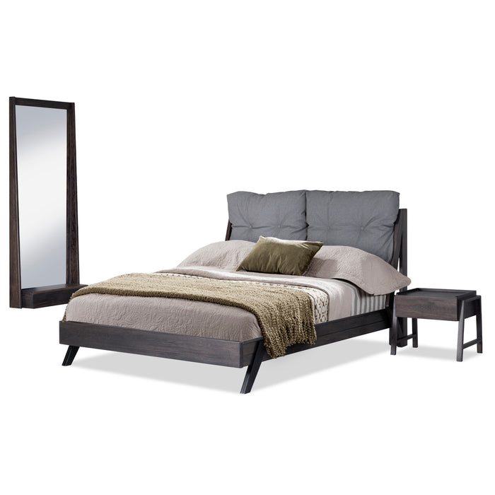 Cama King Alky Roble, Negro