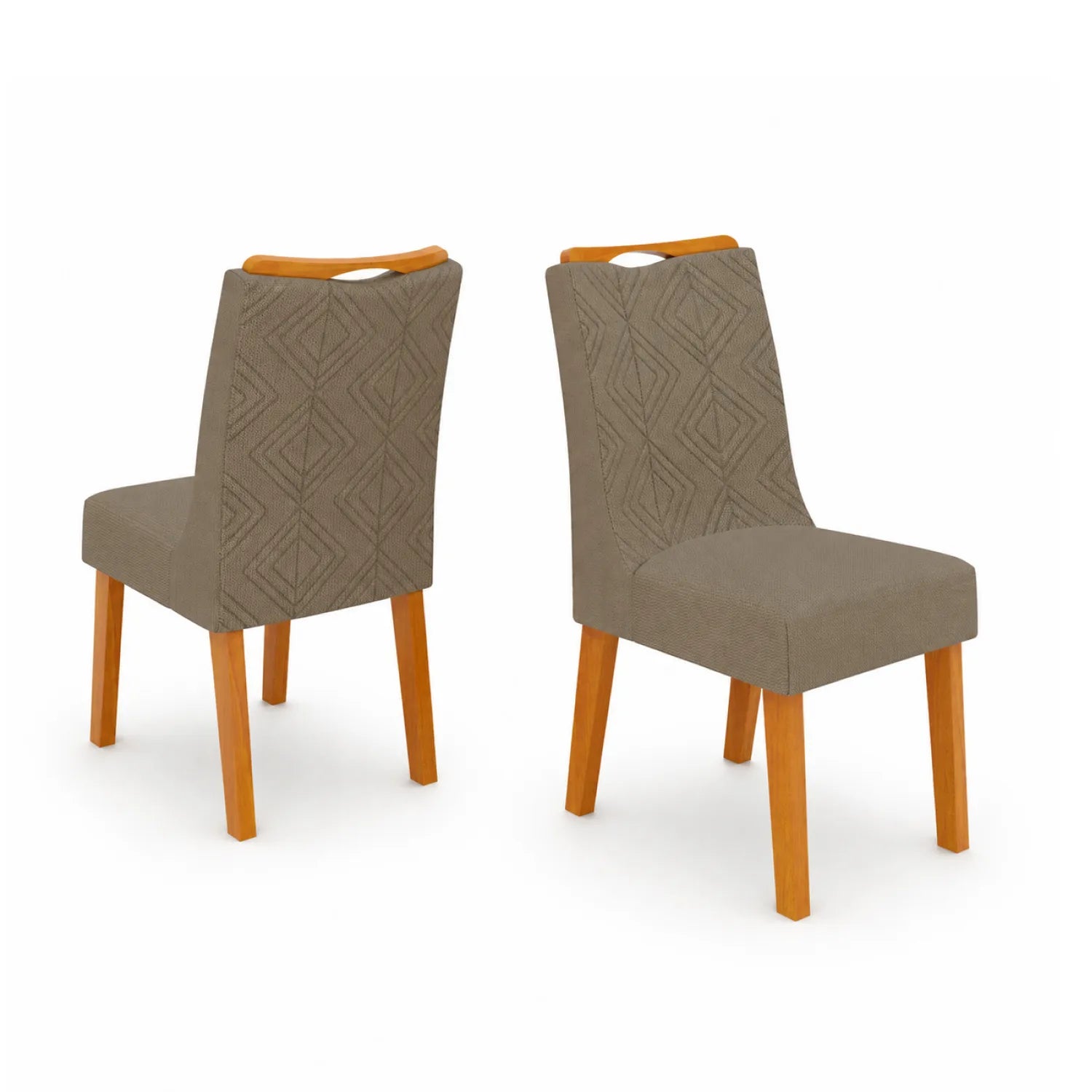 2 Sillas de Comedor Stella Lino Beige
