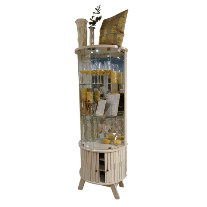 Vitrina Porto Off White, Marmol