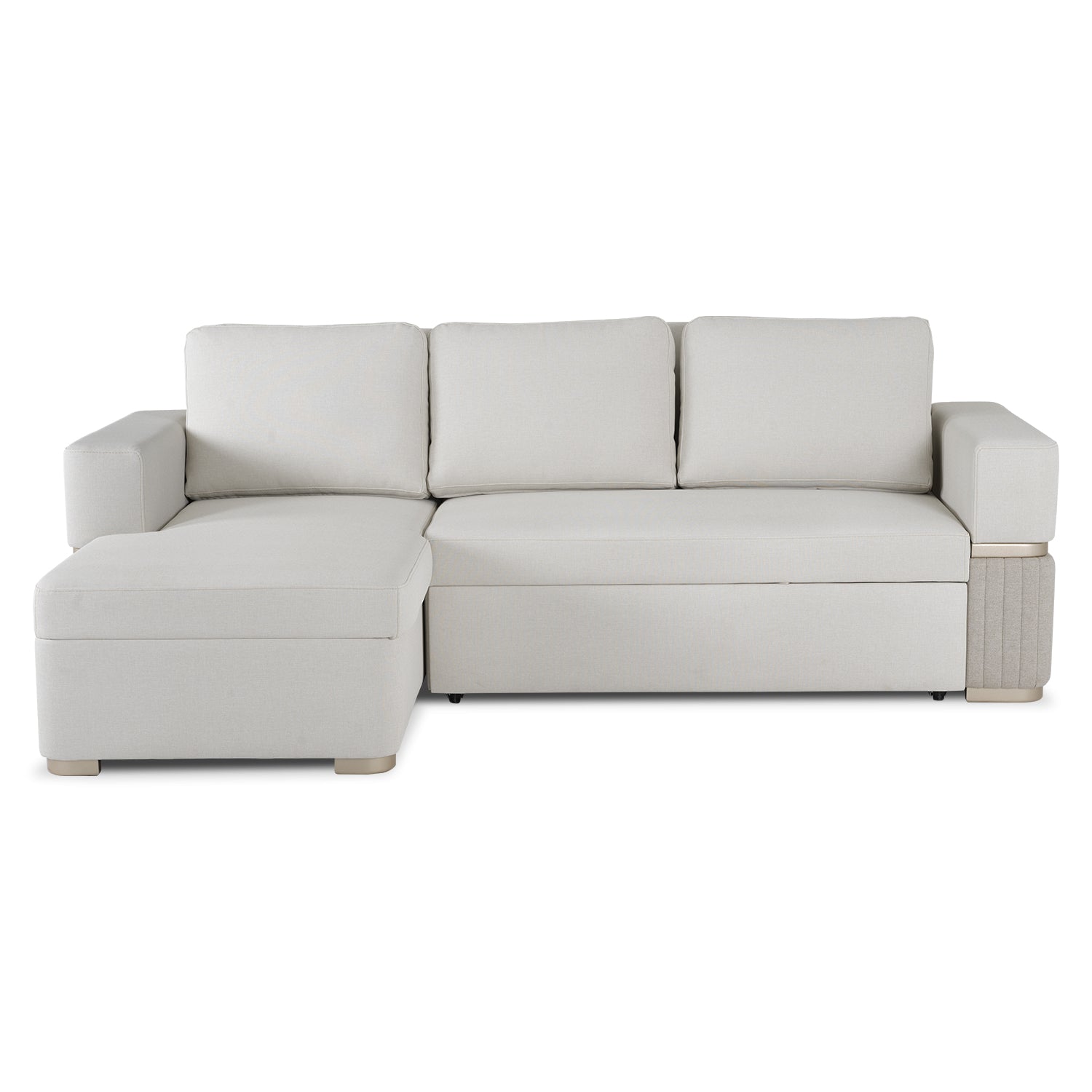 Sala Cama Dior Eurolino Blanco, Beige y Champaña Orientación Izquierda