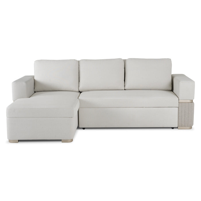 Sala Cama Dior Eurolino Blanco, Beige y Champaña Orientación Izquierda