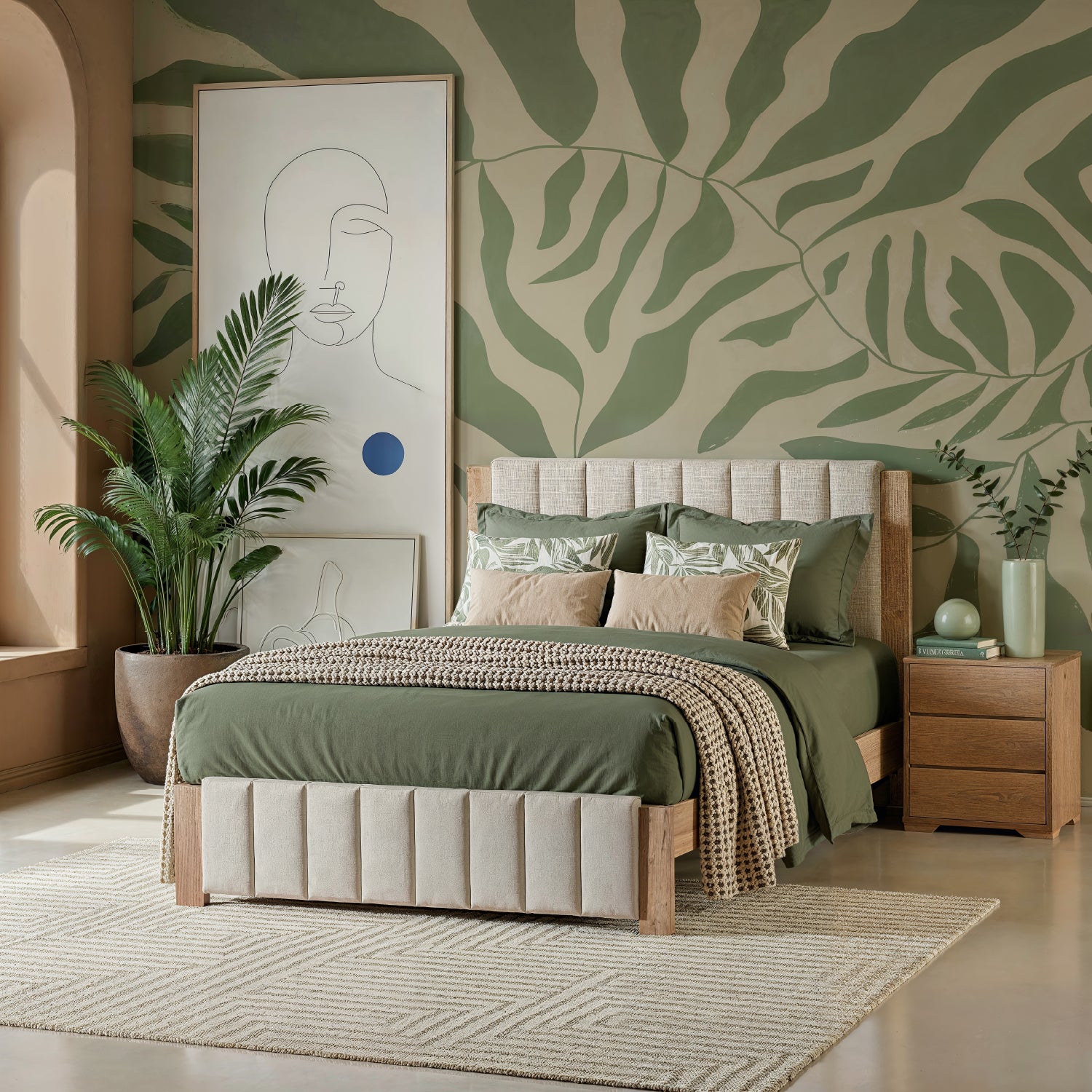 Cama Full Nepal Beige Natural