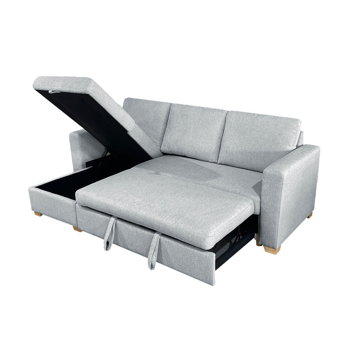 Sala Rinconera Omma Microfibra Plata