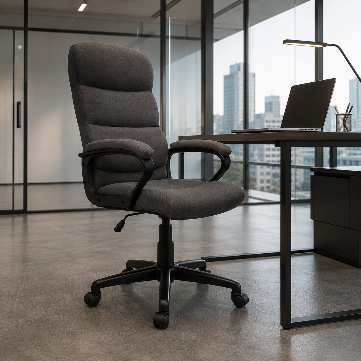 Silla Oficina Lenny Gris